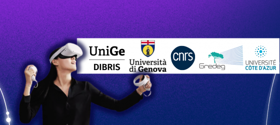 Donna che indossa visore VR